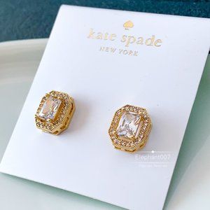 Kate Spade earrings gold crystal stud earrings
